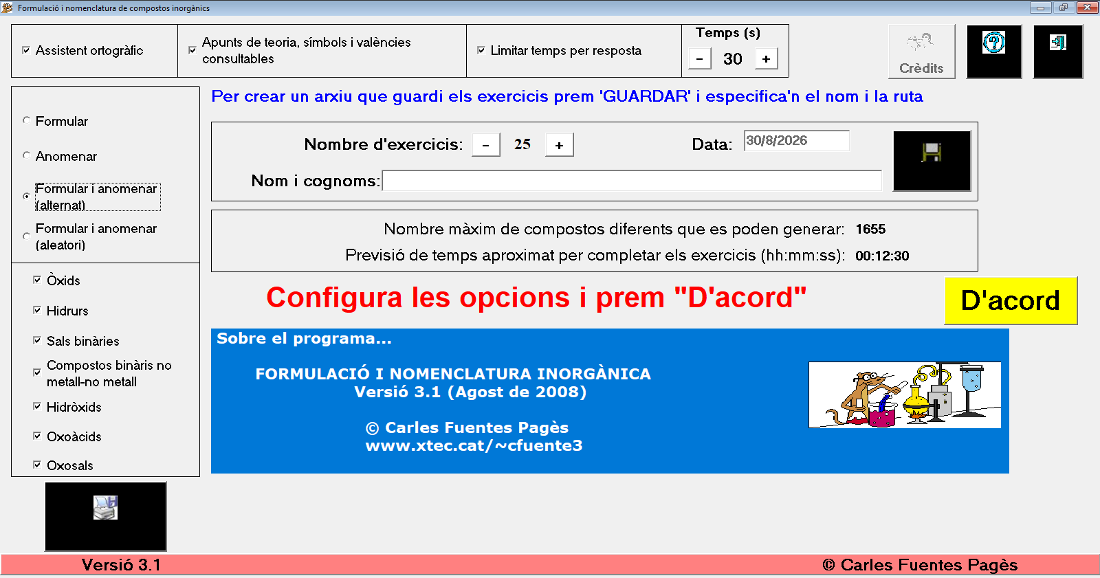 Captura de l'aplicació