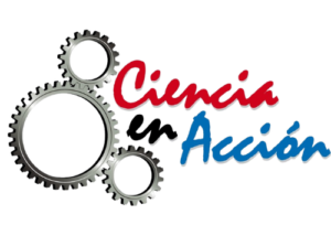 Logotip institucional de Ciencia en Acción